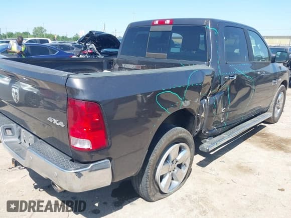 ✅ 2018 Ram 1500 Big Horn • VIN: 3C6RR7LT8JG140135 • Lot: 41984362. Listed on IAAI with 161,584 mi. Free auction sales archive from the USA and detailed vehicle history report at DreamBid. Image 4.