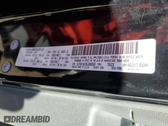 2008 Dodge 1500 ST с VIN 1D7HA16K38J208366, выставлен на аукционе Copart как лот 80272514 с пробегом 125 484 миль миль и Списание • Salvage title. История ставок и продаж доступна на DreamBid. Изображение 13.