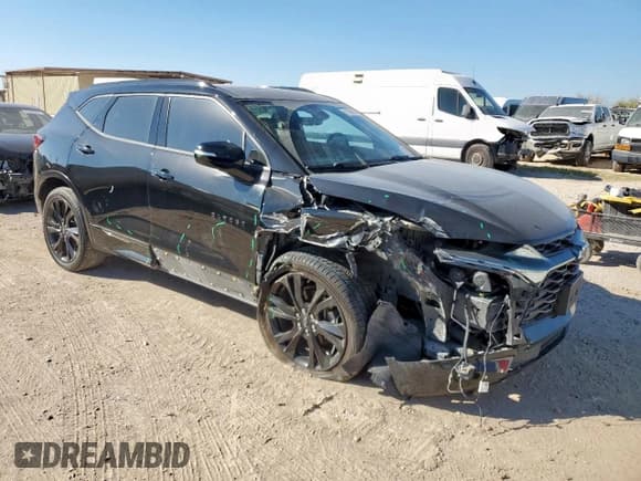 ✅ 2020 Chevrolet Blazer RS • VIN: 3GNKBERS5LS720399 • Lot: 91184085. Listed on Copart with 98,436 mi. Free auction sales archive from the USA and detailed vehicle history report at DreamBid. Image 4.