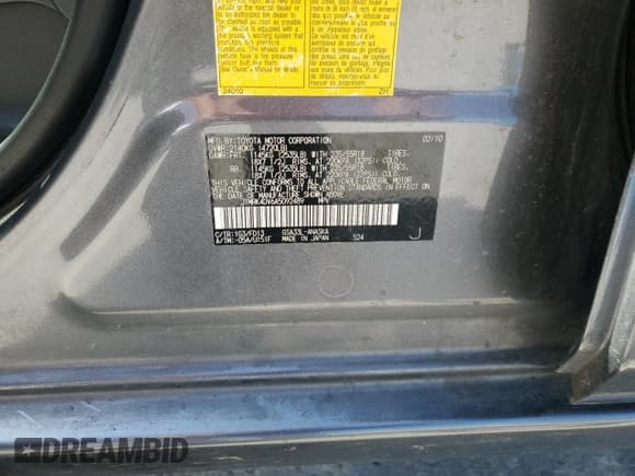 ✅ 2010 Toyota RAV4 Sport • VIN: JTMRK4DV6A5092489 • Lot: 52647215. Listed on Copart with 227,694 mi. Free auction sales archive from the USA and detailed vehicle history report at DreamBid. Image 15.