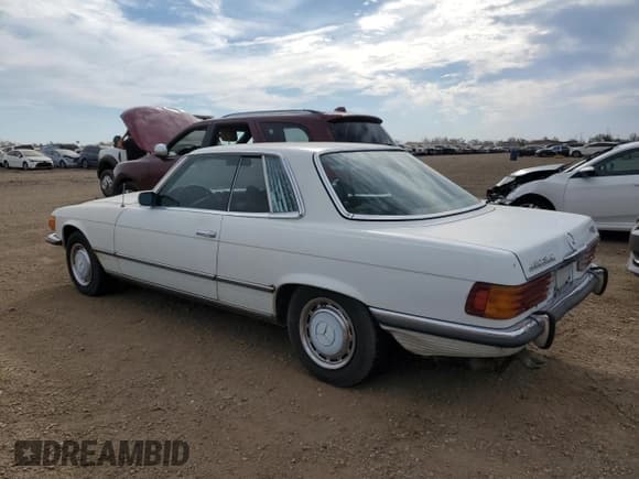 ✅ 1978 Mercedes-Benz SLC • VIN: 10702412001183 • Lot: 77098854. Listed on Copart with 26,943 mi. Free auction sales archive from the USA and detailed vehicle history report at DreamBid. Image 2.