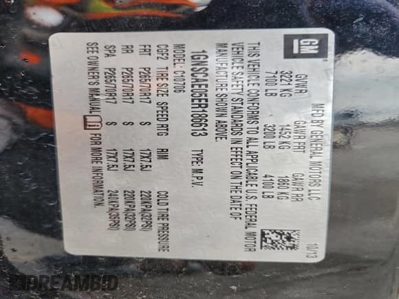 ✅ 2014 Chevrolet Tahoe LS • VIN: 1GNSCAE05ER186613 • Lot: 93257975. Wystawiony na Copart z przebiegiem 191 979 mil. Bezpłatny archiwum sprzedaży aukcyjnych z USA i szczegółowy raport historii pojazdu na DreamBid. Zdjęcie 13.