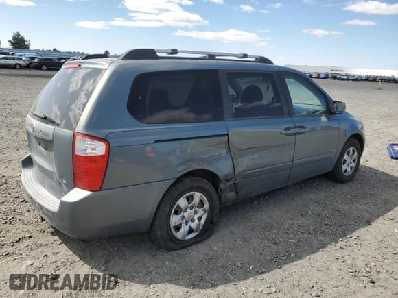 ✅ 2007 Kia Sedona LX • VIN: KNDMB233776175608 • Lot: 69321964. Listed on Copart with 198,560 mi. Free auction sales archive from the USA and detailed vehicle history report at DreamBid. Image 3.