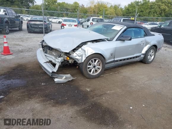 ✅ 2009 Ford Mustang • VIN: 1ZVHT84N095114611 • Lot: 43427616. Listed on IAAI with 81,282 mi. Free auction sales archive from the USA and detailed vehicle history report at DreamBid. Image 2.