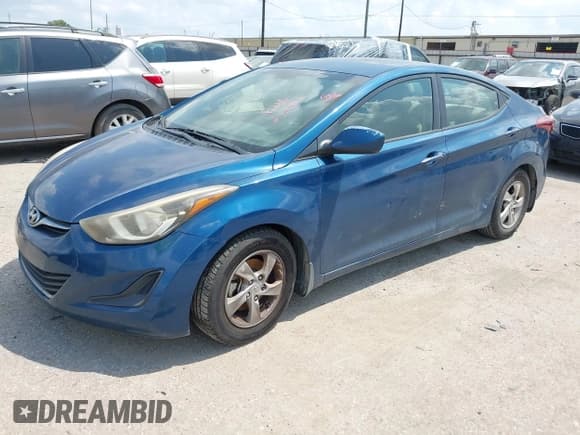 ✅ 2015 Hyundai Elantra SE • VIN: KMHDH4AE1FU250386 • Lot: 42955936. Listed on IAAI with 195,842 mi. Free auction sales archive from the USA and detailed vehicle history report at DreamBid. Image 2.