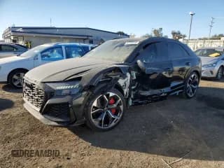 ✅ 2023 Audi RS Q8 • VIN: WU1ARBF15PD011202 • Lot: 82152314. Listed on Copart with 34,228 mi. Free auction sales archive from the USA and detailed vehicle history report at DreamBid. Image 1.