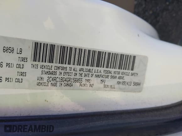 ✅ 2016 Chrysler Town & Country Touring • VIN: 2C4RC1BG4GR156055 • Лот: 43632965. Опубликован ранее на IAAI с пробегом 197 649 миль. Бесплатный доступ к архиву аукционных продаж из США и подробный отчёт об истории автомобиля на DreamBid. Изображение 9.