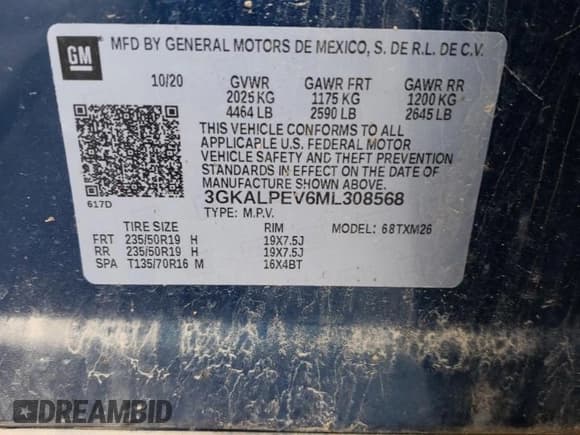 ✅ 2021 GMC Terrain SLT • VIN: 3GKALPEV6ML308568 • Lot: 49692215. Wystawiony na Copart z przebiegiem 46 486 mil. Bezpłatny archiwum sprzedaży aukcyjnych z USA i szczegółowy raport historii pojazdu na DreamBid. Zdjęcie 13.