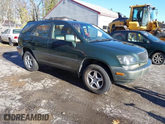 ✅ 1999 Lexus RX 300 • VIN: JT6HF10U1X0033939 • Lot: 43581585. Wystawiony na IAAI z przebiegiem 350 380 mil. Bezpłatny archiwum sprzedaży aukcyjnych z USA i szczegółowy raport historii pojazdu na DreamBid. Zdjęcie 1.