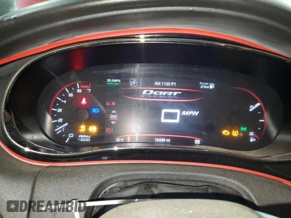 ✅ 2013 Dodge Dart GT • VIN: 1C3CDFCB5DD328101 • Lot: 57465035. Listed on Copart with 124,299 mi. Free auction sales archive from the USA and detailed vehicle history report at DreamBid. Image 9.