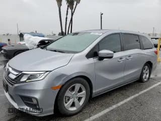 ✅ 2020 Honda Odyssey EX-L • VIN: 5FNRL6H79LB053658 • Лот: 92951785. Опубликован ранее на Copart с пробегом 84 090 миль. Бесплатный доступ к архиву аукционных продаж из США и подробный отчёт об истории автомобиля на DreamBid. Изображение 1.