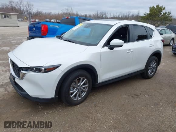✅ 2023 Mazda CX-5 S Carbon Edition • VIN: JM3KFBCM8P0187510 • Lot: 42628848. Listed on IAAI with 42,972 mi. Free auction sales archive from the USA and detailed vehicle history report at DreamBid. Image 2.