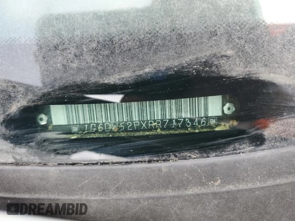 ✅ 1994 Cadillac Fleetwood • VIN: 1G6DW52PXRR717346 • Лот: 65734905. Опубликован ранее на Copart с пробегом 112 149 миль. Бесплатный доступ к архиву аукционных продаж из США и подробный отчёт об истории автомобиля на DreamBid. Изображение 12.