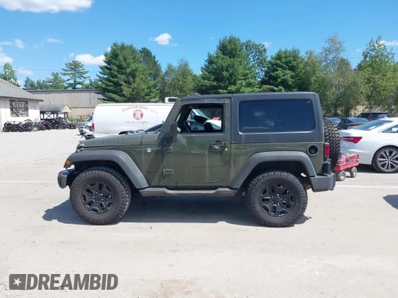 ✅ 2016 Jeep Wrangler Willys Wheeler • VIN: 1C4AJWAG1GL118213 • Lot: 43034129. Listed on IAAI with Not provided. Free auction sales archive from the USA and detailed vehicle history report at DreamBid. Image 14.