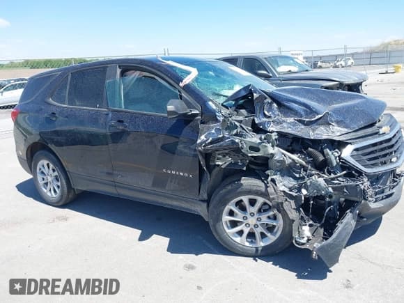 ✅ 2021 Chevrolet Equinox LS • VIN: 3GNAXSEV5MS116915 • Lot: 42278247. Listed on IAAI with 62,152 mi. Free auction sales archive from the USA and detailed vehicle history report at DreamBid. Image 1.