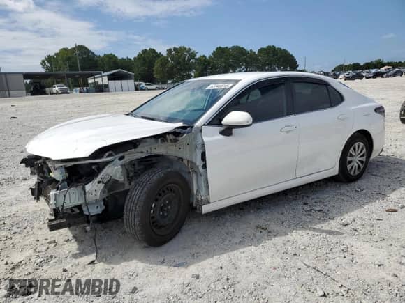 2022 Toyota Camry Hybrid LE with VIN 4T1C31AK1NU584561, listed as a Copart auction lot 63740815 with 90,136 mi miles and Salvage title. Bid and sale history available at DreamBid. Image 1.