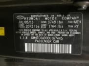 ✅ 2013 Hyundai Veloster w/Gray Int • VIN: KMHTC6AD0DU167445 • Lot: 75386484. Wystawiony na Copart z przebiegiem 97 276 mil. Bezpłatny archiwum sprzedaży aukcyjnych z USA i szczegółowy raport historii pojazdu na DreamBid. Zdjęcie 12.
