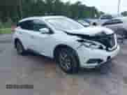 2015 Nissan Murano Platinum with VIN 5N1AZ2MGXFN221691, listed as a IAAI auction lot 42638518 with 97,878 mi miles and . Bid and sale history available at DreamBid. Image 1.