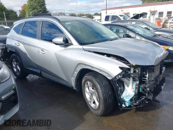 2022 Hyundai Tucson SEL with VIN 5NMJB3AE1NH041500, listed as a IAAI auction lot 43431121 with 37,395 mi miles and . Bid and sale history available at DreamBid. Image 1.