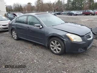 ✅ 2008 Nissan Maxima SE • VIN: 1N4BA41E68C801037 • Lot: 43798326. Listed on IAAI with 156,372 mi. Free auction sales archive from the USA and detailed vehicle history report at DreamBid. Image 1.