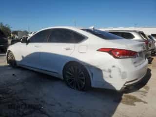 2015 Hyundai Genesis 3.8L z VIN KMHGN4JE8FU062888, wystawiony jako Copart lot #77504904 z przebiegiem 151 926 mil mil oraz Szkoda całkowita • Salvage title. Historia ofert i sprzedaży dostępna na DreamBid. Obrazek 2.