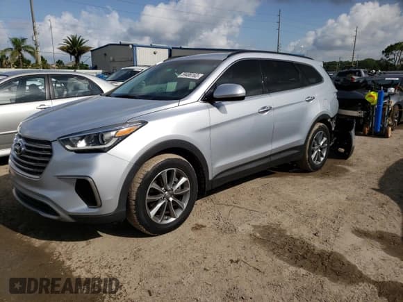 ✅ 2017 Hyundai Santa Fe SE • VIN: KM8SM4HF6HU244930 • Лот: 59486163. Опубликован ранее на Copart с пробегом 69 521 миль. Бесплатный доступ к архиву аукционных продаж из США и подробный отчёт об истории автомобиля на DreamBid. Изображение 1.