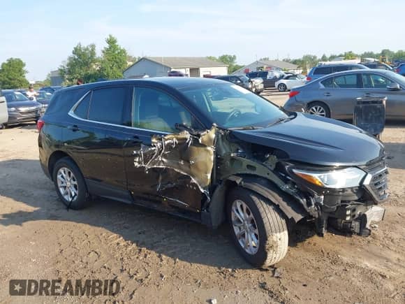 2020 Chevrolet Equinox LT with VIN 3GNAXUEV2LL105617, listed as a IAAI auction lot 42869873 with 53,831 mi miles and . Bid and sale history available at DreamBid. Image 14.