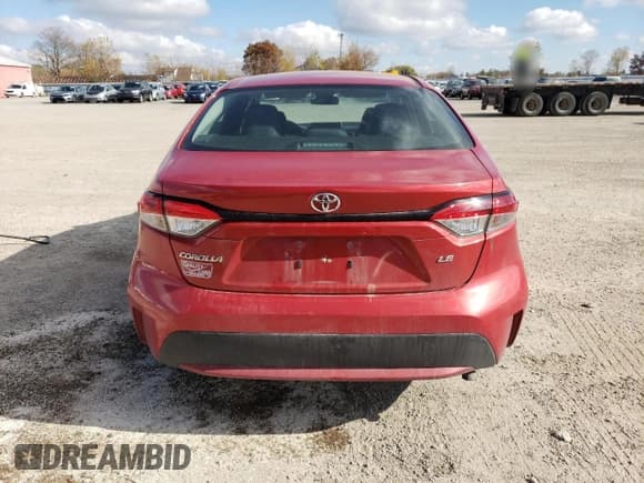 ✅ 2020 Toyota Corolla LE • VIN: 5YFBPRBE4LP087669 • Lot: 90275245. Listed on Copart with 185,858 mi. Free auction sales archive from the USA and detailed vehicle history report at DreamBid. Image 6.