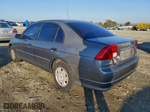 ✅ 2005 Honda Civic VP • VIN: 1HGES16315L025634 • Lot: 93403505. Listed on Copart with 123,728 mi. Free auction sales archive from the USA and detailed vehicle history report at DreamBid. Image 2.