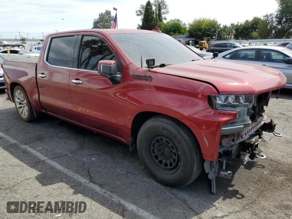 ✅ 2019 Chevrolet Silverado 1500 High Country • VIN: 1GCUYHEL0KZ137689 • Lot: 81339095. Listed on Copart with 100,962 mi. Free auction sales archive from the USA and detailed vehicle history report at DreamBid. Image 4.
