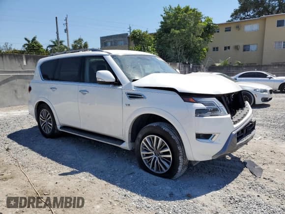✅ 2021 Nissan Armada SV • VIN: JN8AY2AD1M9660144 • Lot: 49382575. Listed on Copart with 47,257 mi. Free auction sales archive from the USA and detailed vehicle history report at DreamBid. Image 4.