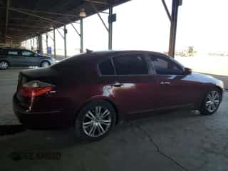 2009 Hyundai Genesis with VIN KMHGC46E99U026064, listed as a Copart auction lot 73573634 with 201,086 mi miles and Clean title. Bid and sale history available at DreamBid. Image 3.