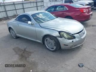 ✅ 2002 Lexus SC 430 • VIN: JTHFN48Y920035392 • Lot: 43699097. Wystawiony na IAAI z przebiegiem 208 810 mil. Bezpłatny archiwum sprzedaży aukcyjnych z USA i szczegółowy raport historii pojazdu na DreamBid. Zdjęcie 1.