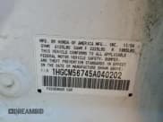 ✅ 2005 Honda Accord EX • VIN: 1HGCM56745A040202 • Lot: 91018095. Wystawiony na Copart z przebiegiem 234 322 mil. Bezpłatny archiwum sprzedaży aukcyjnych z USA i szczegółowy raport historii pojazdu na DreamBid. Zdjęcie 12.