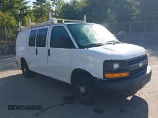 ✅ 2013 Chevrolet Express Cargo • VIN: 1GCWGFCA3D1158572 • Lot: 43139932. Listed on IAAI with 290,464 mi. Free auction sales archive from the USA and detailed vehicle history report at DreamBid. Image 1.