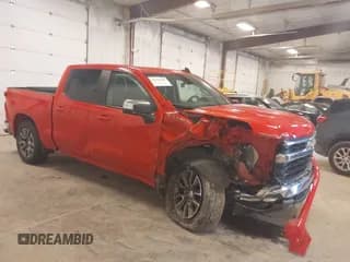 ✅ 2024 Chevrolet Silverado 1500 LT • VIN: 1GCPDKEK0RZ107566 • Lot: 42177948. Listed on IAAI with 16,587 mi. Free auction sales archive from the USA and detailed vehicle history report at DreamBid. Image 1.