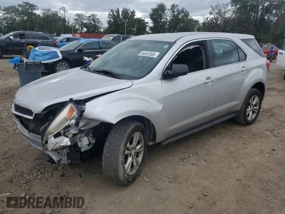 2014 Chevrolet Equinox LS with VIN 2GNALAEK5E1165301, listed as a Copart auction lot 84932565 with 119,983 mi miles and Salvage title. Bid and sale history available at DreamBid. Image 1.