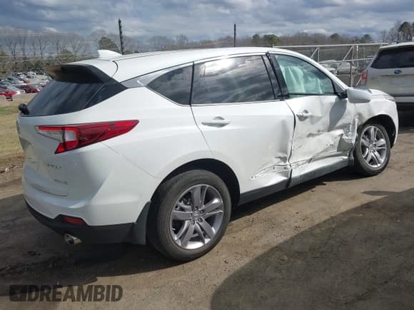 ✅ 2021 Acura RDX Advance • VIN: 5J8TC2H7XML003236 • Lot: 41722022. Wystawiony na IAAI z przebiegiem 23 394 mil. Bezpłatny archiwum sprzedaży aukcyjnych z USA i szczegółowy raport historii pojazdu na DreamBid. Zdjęcie 4.