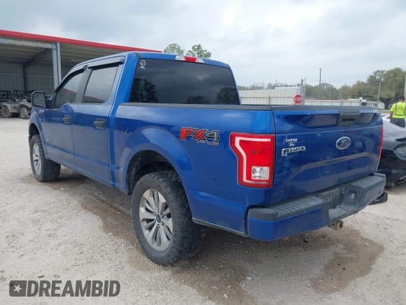 ✅ 2017 Ford F-150 XL • VIN: 1FTEW1EG4HFB49004 • Lot: 41804250. Listed on IAAI with Not provided. Free auction sales archive from the USA and detailed vehicle history report at DreamBid. Image 3.