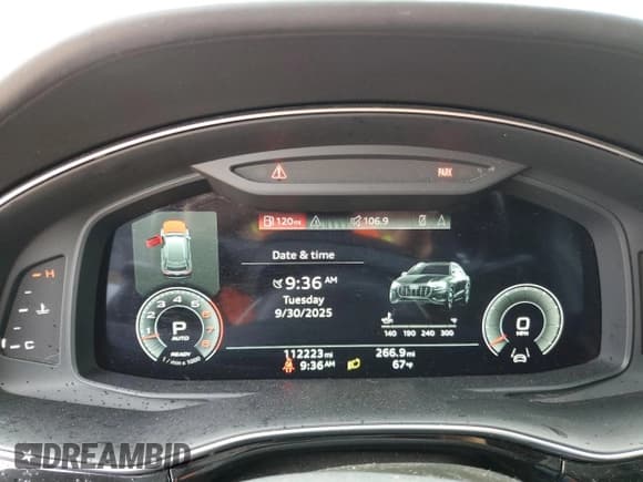 ✅ 2021 Audi Q8 Prestige • VIN: WA1FVAF14MD003297 • Lot: 84625125. Wystawiony na Copart z przebiegiem 112 223 mil. Bezpłatny archiwum sprzedaży aukcyjnych z USA i szczegółowy raport historii pojazdu na DreamBid. Zdjęcie 9.