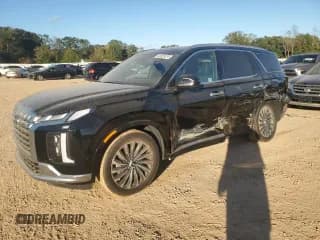 ✅ 2024 Hyundai Palisade Calligraphy • VIN: KM8R74GE5RU769459 • Лот: 82028074. Опубликован ранее на Copart с пробегом 11 590 миль. Бесплатный доступ к архиву аукционных продаж из США и подробный отчёт об истории автомобиля на DreamBid. Изображение 1.