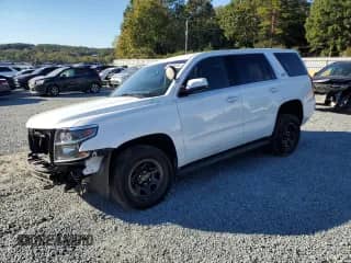 2020 Chevrolet Tahoe Commercial with VIN 1GNSKDEC8LR268847, listed as a Copart auction lot 86768855 with 103,733 mi miles and Salvage title. Bid and sale history available at DreamBid. Image 1.