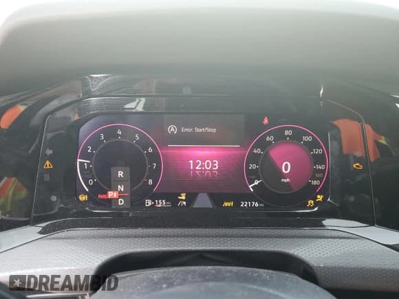 ✅ 2023 Volkswagen Golf GTI 40th Anniversary Edition • VIN: WVW8A7CD7PW174128 • Lot: 55689755. Listed on Copart with 22,176 mi. Free auction sales archive from the USA and detailed vehicle history report at DreamBid. Image 9.