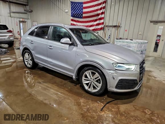 ✅ 2018 Audi Q3 Premium • VIN: WA1ECCFS5JR009274 • Lot: 95315035. Listed on Copart with 95,307 mi. Free auction sales archive from the USA and detailed vehicle history report at DreamBid. Image 4.