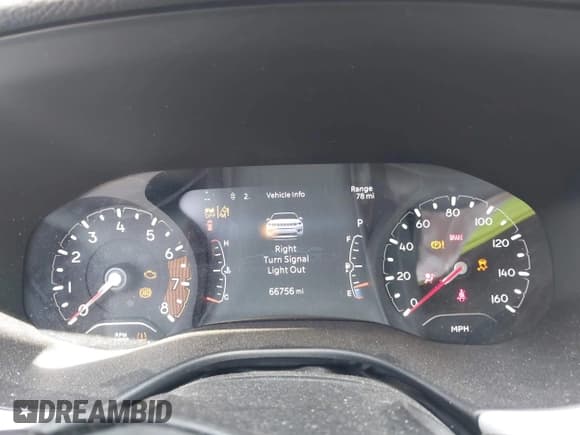 ✅ 2022 Jeep Compass Limited • VIN: 3C4NJDCB3NT201019 • Lot: 42924597. Listed on IAAI with 66,756 mi. Free auction sales archive from the USA and detailed vehicle history report at DreamBid. Image 7.