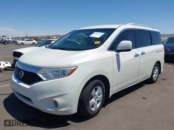 ✅ 2012 Nissan Quest SV • VIN: JN8AE2KP3C9049791 • Lot: 42839593. Listed on IAAI with 78,706 mi. Free auction sales archive from the USA and detailed vehicle history report at DreamBid. Image 2.