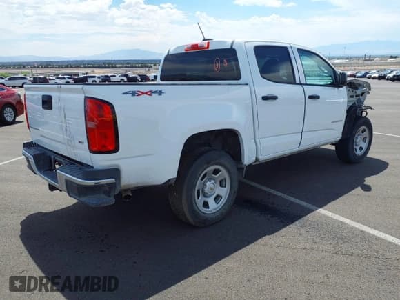 ✅ 2022 Chevrolet Colorado 4WD Work Truck • VIN: 1GCGTBEN7N1299512 • Lot: 42720023. Listed on IAAI with 41,851 mi. Free auction sales archive from the USA and detailed vehicle history report at DreamBid. Image 4.