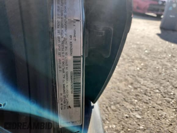 ✅ 1998 Audi A4 • VIN: WAUCB28D3WA090223 • Lot: 85363505. Wystawiony na Copart z przebiegiem 191 636 mil. Bezpłatny archiwum sprzedaży aukcyjnych z USA i szczegółowy raport historii pojazdu na DreamBid. Zdjęcie 12.