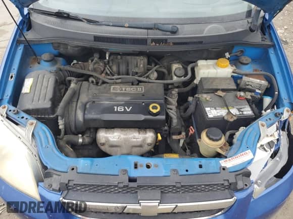 2007 Chevrolet Aveo LS z VIN KL1TD56687B057692, wystawiony jako Copart lot #65422784 z przebiegiem 63 553 mil mil oraz Szkoda całkowita • Salvage title. Historia ofert i sprzedaży dostępna na DreamBid. Obrazek 11.