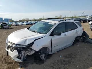 ✅ 2023 Chevrolet Equinox RS • VIN: 3GNAXWEG3PL214865 • Lot: 54207545. Listed on Copart with 27,037 mi. Free auction sales archive from the USA and detailed vehicle history report at DreamBid. Image 1.